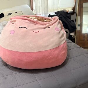 Squishmallows Pink and Cream Stuffed Animal